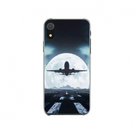 Husa personalizata tip carcasa HQPrint pentru Apple iPhone XR, model Moon Landing, multicolor, S1D1M0077
