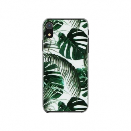 Husa personalizata tip carcasa HQPrint pentru Apple iPhone XR, model Leaf Design 3, multicolor, S1D1M0088