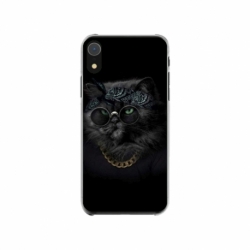 Husa personalizata tip carcasa HQPrint pentru Apple iPhone XR, model Black Cat 4, multicolor, S1D1M0097