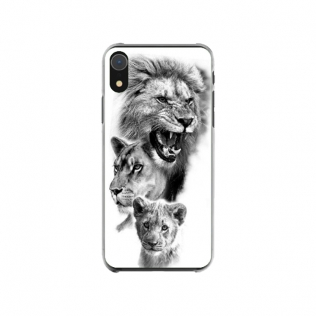Husa personalizata tip carcasa HQPrint pentru Apple iPhone XR, model Lion 3, multicolor, S1D1M0118