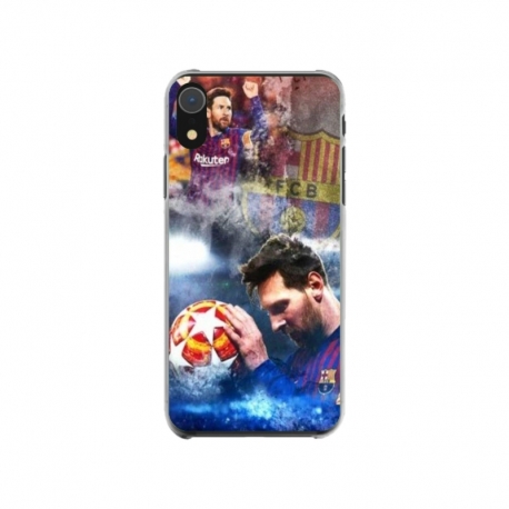 Husa personalizata tip carcasa HQPrint pentru Apple iPhone XR, model Messi 1, multicolor, S1D1M0122
