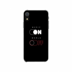 Husa personalizata tip carcasa HQPrint pentru Apple iPhone XR, model Phone On World Off, multicolor, S1D1M0131