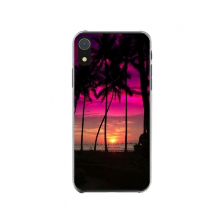Husa personalizata tip carcasa HQPrint pentru Apple iPhone XR, model Beach View 1, multicolor, S1D1M0136