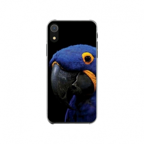 Husa personalizata tip carcasa HQPrint pentru Apple iPhone XR, model Blue Parrot, multicolor, S1D1M0145