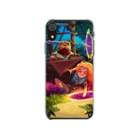 Husa personalizata tip carcasa HQPrint pentru Apple iPhone XR, model Tangled, multicolor, S1D1M0150