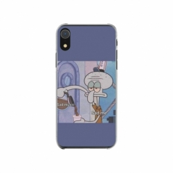 Husa personalizata tip carcasa HQPrint pentru Apple iPhone XR, model Squidward 1, multicolor, S1D1M0161