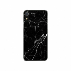 Husa personalizata tip carcasa HQPrint pentru Apple iPhone XR, model Black Marble, multicolor, S1D1M0229