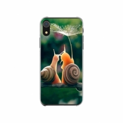 Husa personalizata tip carcasa HQPrint pentru Apple iPhone XR, model Snail, multicolor, S1D1M0231