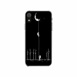 Husa personalizata tip carcasa HQPrint pentru Apple iPhone XR, model Climbing to the Moon, multicolor, S1D1M0233