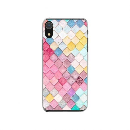 Husa personalizata tip carcasa HQPrint pentru Apple iPhone XR, model Color Scales, multicolor, S1D1M0258