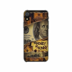 Husa personalizata tip carcasa HQPrint pentru Apple iPhone XR, model No Money No Funny, multicolor, S1D1M0262