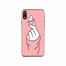 Husa personalizata tip carcasa HQPrint pentru Apple iPhone XR, model Heart Snap, multicolor, S1D1M0285