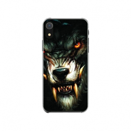 Husa personalizata tip carcasa HQPrint pentru Apple iPhone XR, model Wolf, multicolor, S1D1M0286