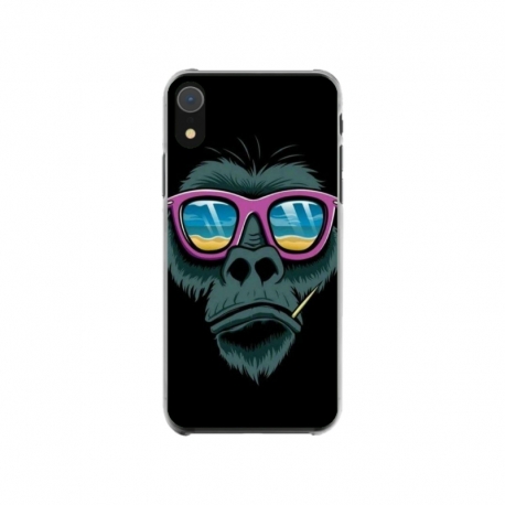 Husa personalizata tip carcasa HQPrint pentru Apple iPhone XR, model Gorilla, multicolor, S1D1M0288