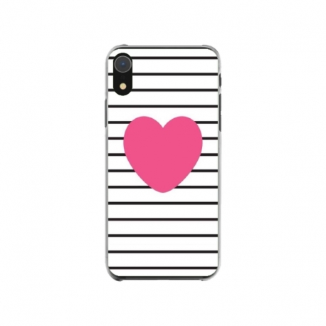 Husa personalizata tip carcasa HQPrint pentru Apple iPhone XR, model Heart, multicolor, S1D1M0291