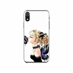 Husa personalizata tip carcasa HQPrint pentru Apple iPhone XR, model Butterfly Fairy, multicolor, S1D1M0294