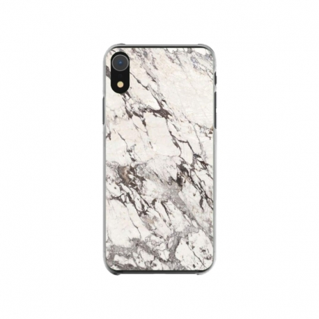 Husa personalizata tip carcasa HQPrint pentru Apple iPhone XR, model White Marble, multicolor, S1D1M0325