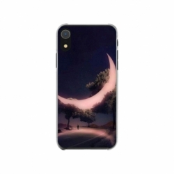 Husa personalizata tip carcasa HQPrint pentru Apple iPhone XR, model Moon in the Trees, multicolor, S1D1M0331