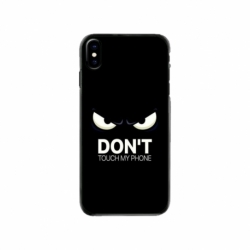Husa personalizata tip carcasa HQPrint pentru Apple iPhone XS Max, model Dont touch my phone 1, multicolor, S1D1M0035