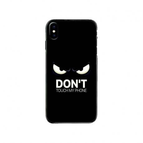 Husa personalizata tip carcasa HQPrint pentru Apple iPhone XS Max, model Dont touch my phone 1, multicolor, S1D1M0035