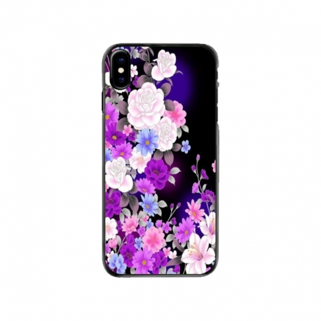 Husa personalizata tip carcasa HQPrint pentru Apple iPhone XS Max, model Flowers 3, multicolor, S1D1M0039