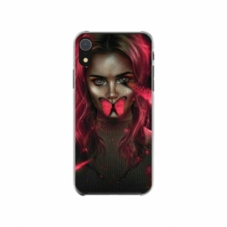 Husa personalizata tip carcasa HQPrint pentru Apple iPhone XR, model Butterfly Mouth 2, multicolor, S1D1M0352