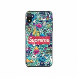 Husa personalizata tip carcasa HQPrint pentru Apple iPhone XR, model Supreme, multicolor, S1D1M0360