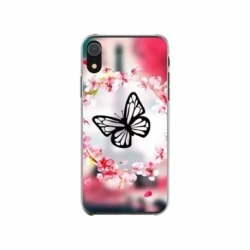 Husa personalizata tip carcasa HQPrint pentru Apple iPhone XR, model Butterfly 8, multicolor, S1D1M0380