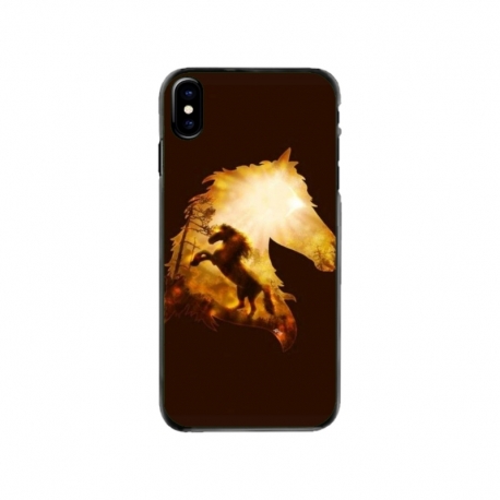 Husa personalizata tip carcasa HQPrint pentru Apple iPhone XS Max, model Horse 1, multicolor, S1D1M0098