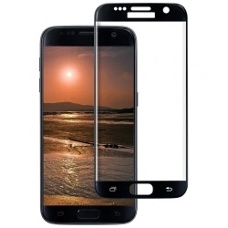Folie de Sticla 5D Samsung Galaxy S7 (Negru) ROAR