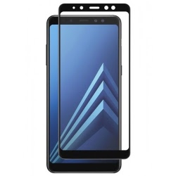 Folie 5D Flexibila SAMSUNG Galaxy A5 2018 / A8 2018 (Negru) Nano Full Glue