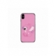 Husa personalizata tip carcasa HQPrint pentru Apple iPhone XS, model Pink Stitch, multicolor, S1D1M0005