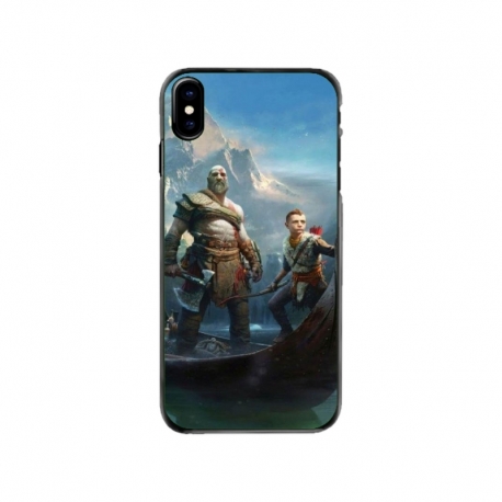 Husa personalizata tip carcasa HQPrint pentru Apple iPhone XS, model God of War 1, multicolor, S1D1M0008