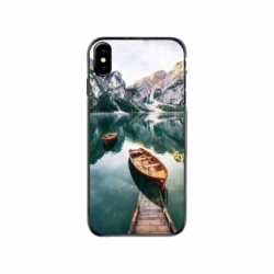 Husa personalizata tip carcasa HQPrint pentru Apple iPhone XS, model Boats, multicolor, S1D1M0024