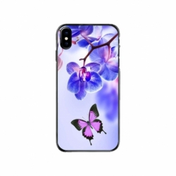 Husa personalizata tip carcasa HQPrint pentru Apple iPhone XS, model Butterfly 2, multicolor, S1D1M0029