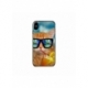 Husa personalizata tip carcasa HQPrint pentru Apple iPhone XS, model Cool Cat, multicolor, S1D1M0031