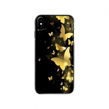 Husa personalizata tip carcasa HQPrint pentru Apple iPhone XS, model Butterfly 6, multicolor, S1D1M0045
