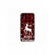 Husa personalizata tip carcasa HQPrint pentru Apple iPhone XS, model Merry Christmas Reindeer 2, multicolor, S1D1M0050