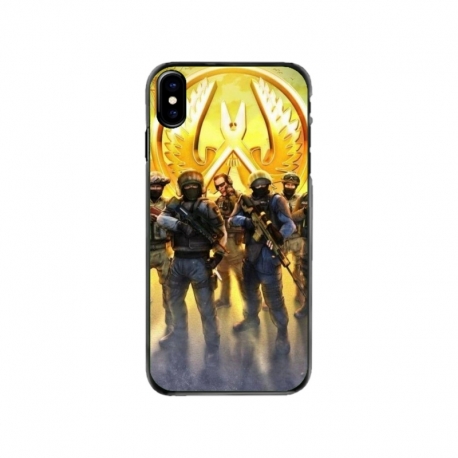 Husa personalizata tip carcasa HQPrint pentru Apple iPhone XS, model Counter Strike, multicolor, S1D1M0062