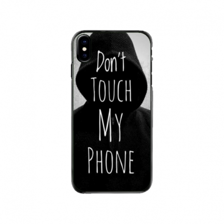 Husa personalizata tip carcasa HQPrint pentru Apple iPhone XS, model Dont touch my phone 2, multicolor, S1D1M0065