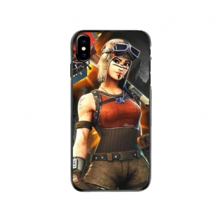 Husa personalizata tip carcasa HQPrint pentru Apple iPhone XS, model Fortnite 1, multicolor, S1D1M0073