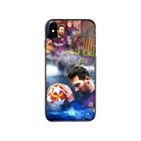 Husa personalizata tip carcasa HQPrint pentru Apple iPhone XS, model Messi 1, multicolor, S1D1M0122