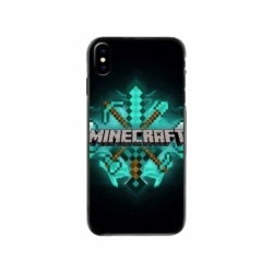 Husa personalizata tip carcasa HQPrint pentru Apple iPhone XS, model Minecraft 2, multicolor, S1D1M0126