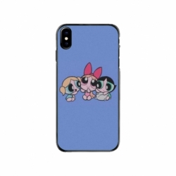 Husa personalizata tip carcasa HQPrint pentru Apple iPhone XS, model Powerpuff Girls, multicolor, S1D1M0135