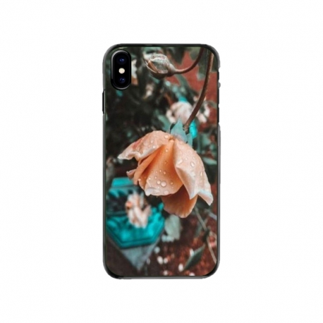 Husa personalizata tip carcasa HQPrint pentru Apple iPhone XS, model Flowers 10, multicolor, S1D1M0149