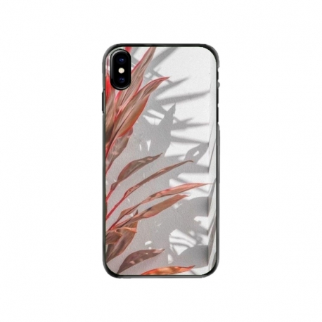 Husa personalizata tip carcasa HQPrint pentru Apple iPhone XS, model Leaf Design 4, multicolor, S1D1M0155