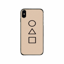 Husa personalizata tip carcasa HQPrint pentru Apple iPhone XS, model Squid Game 1, multicolor, S1D1M0173