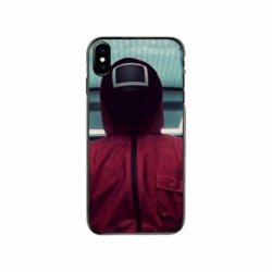 Husa personalizata tip carcasa HQPrint pentru Apple iPhone XS, model Squid Game 2, multicolor, S1D1M0174