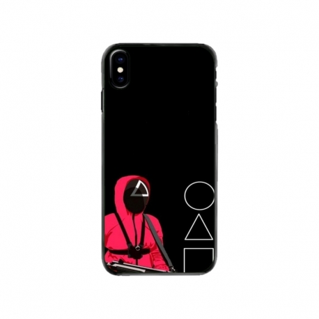 Husa personalizata tip carcasa HQPrint pentru Apple iPhone XS, model Squid Game 5, multicolor, S1D1M0177