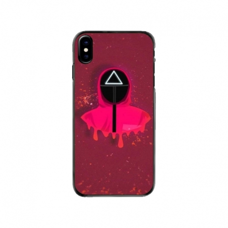 Husa personalizata tip carcasa HQPrint pentru Apple iPhone XS, model Squid Game 6, multicolor, S1D1M0178